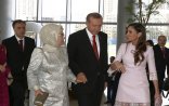 İlham Əliyevlə xanımı prezidentlərlə ziyafətdə - Fotolar