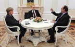 Putin, Olland və Merkel bir arada