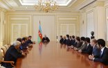 İlham Əliyev müsəlman səfirləri qəbul edib
