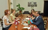 Latviyanın müvəqqəti işlər vəkili Azərbaycan Milli Kitabxanasında olub