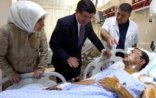 Davudoğlu yaralılara baş çəkdi və HDP-yə səsləndi