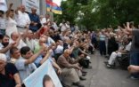 Ermənistanda sürücülər də aksiya keçirir