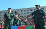Göytəpədə gənc sərhədçilərin andiçmə mərasimi keçirilib