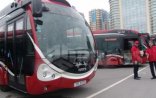Bakının kondisionerli avtobuslarının marşrutu - SİYAHI