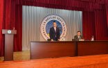 Mikayıl Cabbarov yeni rektoru kollektivə təqdim etdi