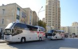 Bakıda tualeti olan avtobuslar xəttə buraxıldı - Foto