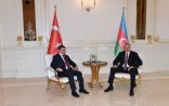 İlham Əliyev Davudoğlu ilə görüşdü
