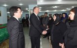 Prezident İlham Əliyev şairin vida mərasimində - Video