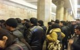 Bakı metrosunda sərnişinlər qatarlardan düşürüldü