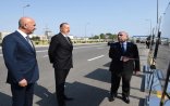 Prezident Nizami rayonunda aparılan yenidənqurma işləri ilə tanış olub - FOTO