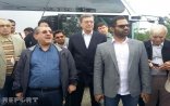Səfirlər cəbhə bölgəsinə yollandı - Foto