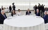 Prezident və xanımı  rəsmi qəbulda iştirak ediblər - FOTO