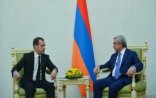 Medvedev Sarkisyanla görüşdü-Görüşün təfərrüatları barədə məlumat yoxdur
