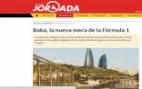 Argentina mediası Bakıdakı Formula-1-dən yazdı