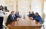 İlham Əliyev Çavuşoğlu ilə görüşdü