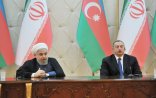 İlham Əliyev və Həsən Ruhani mətbuata birgə bəyanatlarla çıxış ediblər