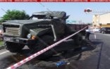 Ermənistanda əsgərləri daşıyan yük maşını qəzaya uğradı