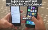 Başqasının WhatsApp yazışmalarını oxumaq istəyənlər izləsin - VİDEO