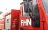 İmişlidə “KamAZ” yandı