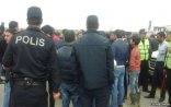 Sakinlər Bakı-Şamaxı yolunu bağladılar - FOTO