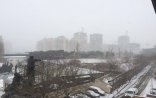 Bakıya güclü qar yağır - FOTOLAR