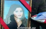 Bakıda faciəvi şəkildə ölən 22 yaşlı qızın toy xonçası məzarına qoyuldu - FOTO
