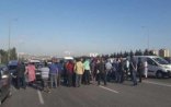 Səngəçal sakinləri Bakı-Astara magistralını bağladı