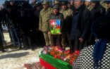 Şəhid olan əsgərimiz dəfn edildi - FOTO