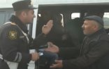 Polis sürücü ilə dava etdi: 