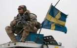 Stokholmda bayraqlar endirildi