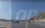 Polis maşını ilə “Porsche”nin toqquşma anı - Video