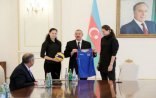 Prezident qadın voleybolçularla görüşdü -  Foto