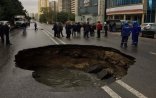 Bakıda yeni çəkilmiş yol çökdü – VİDEO + FOTO