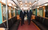 İlham Əliyev Bakı Metropolitenində - FOTO
