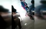 Şagird müəllimi qucağına götürüb sinifdən çıxardı – QALMAQALLI VİDEO