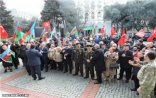 Afrin qələbəsi ilə bağlı Türkiyə səfirliyinin önündə aksiya keçirilib – FOTO