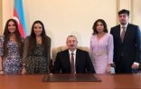 Əliyevlər ailəsi prezidentin kabinetində