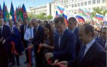 Leyla Əliyeva dövlət rəsmləri ilə birgə AÇILIŞDA - FOTOLAR
