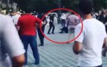 Qiyamçıların vəhşi qəddarlığı: polisin qətlə yetirilməsi anının görüntüləri