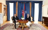 Azərbaycan və Xorvatiya prezidentlərinin təkbətək görüşü olub – FOTO