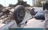 Bakının mərkəzində “AUDİ” ilə “VAZ 2107” TOQQUŞDU - SÜRÜCÜ QAÇDI (VİDEO)