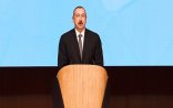 İlham Əliyev Bakıda keçirilən beynəlxalq forumda çıxış edib