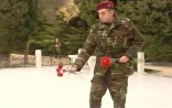 Əsgər Heydər Əliyev babasının məzarını ziyarət etdi - Video