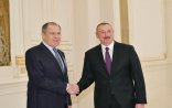 İlham Əliyev Sergey Lavrovu qəbul etdi - Foto