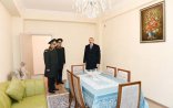 Prezident hərbçilərə ev verdi - Fotolar