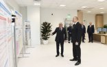 Prezident Bakı neft emalı zavodunda - Fotolar
