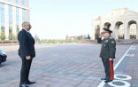 Prezident Polis Akademiyasında açılışda