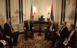 İlham Əliyevlə Nikol Paşinyanın təkbətək görüşü başa çatıb