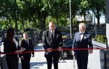 İlham Əliyev yeni səfirlik binasının açılışında - Foto