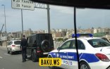 Yol polisi Bakıda plyonkalı 